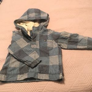 Patchwork Gap pullover coat